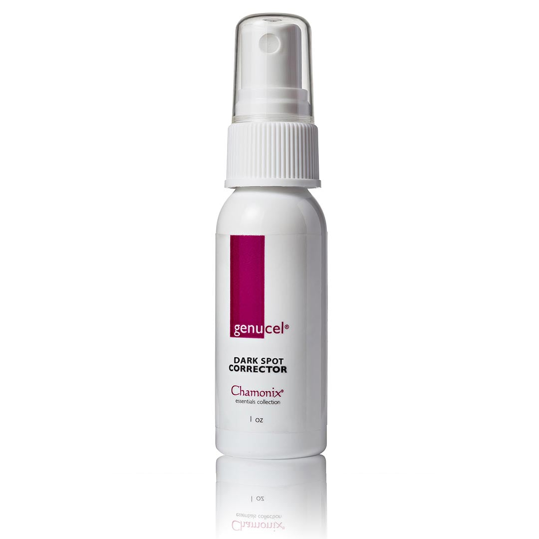 A skincare product from Genucel Skin Care. This product is named Genucel Dark Spot Corrector.