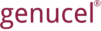 Genucel Logo. Link to Homepage